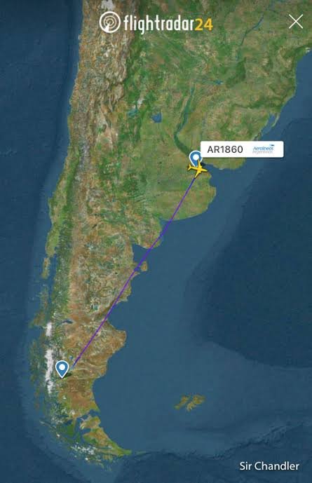 Aéreo Buenos Aires - El Calafate